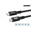 Microconnect Καλώδιο USB-C (USB 2.0) 3m 240W Μαύρο - USB4CC3-240W