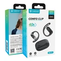 Celebrat W77 Open Ear Bluetooth Handsfree Ακουστικά με Θήκη Φόρτισης Μαύρα