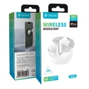 Celebrat W80 In-ear Bluetooth Handsfree Ακουστικά με Αντοχή στον Ιδρώτα και Θήκη Φόρτισης Λευκά
