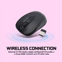 Ποντίκι Ασύρματο Alcatroz SILENT AIRDUO 7X Wireless/BT Black