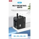 Φορτιστής Αντάπτορας Ταξιδιού XO WL01 UK / EU / US