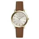 Γυναικείο Ρολόι Furla Ww00003002L2 (38mm) Δερμάτινο Λουράκι Καφέ