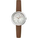 Γυναικείο Ρολόι Furla Ww00005001L1 (32mm) Δερμάτινο Λουράκι Καφέ