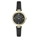 Γυναικείο Ρολόι Furla Ww00018009L2 (38mm) Δερμάτινο Λουράκι Μαύρο