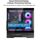ARMAGGEDDON Aquaron Xtreme X10 - Midi Tower Gaming Κουτί Υπολογιστή (Μαύρο)