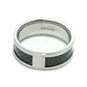 Γυναικείο Δαχτυλίδι Xenox X1482-52 (52) από Ατσάλι Black