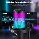 CMTECK XM560 Επιτραπέζιο Μικρόφωνο (Καρδιοειδές) - Μαύρο