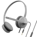 Multimedia Headset Alcatroz Wired JACK 3.5MM DARK GREY