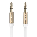 Καλώδιο Ήχου Usams 3.5mm YP-01, AUX, 1M, Λευκό