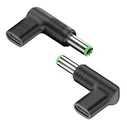 Αντάπτορας Τροφοδοσίας Powertech YX-18, USB-C σε Toshiba 6.3x3mm, μαύρος