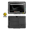 Tablet Getac Zx10-Ex, 10.1", 4/64GB, 4G, 9980mAh, IP66/Mil-Std-810H/Atex/Iecex, Android 13, Μαύρο