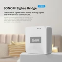 Smart Hub Sonoff ZBBRIDGE-P, ZigBee 3.0, Wi-Fi, λευκό