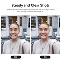 SJcam ZV200 Compact Φωτογραφική Μηχανή 12MP Οπτικού Ζουμ 16x Μαύρη