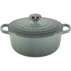 Le Creuset Signature Κατσαρόλα Στρογγυλή 20 cm Sea Salt