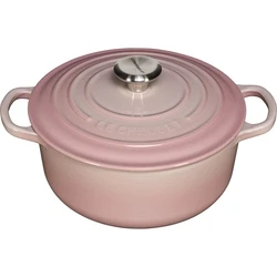 Le Creuset Signature Στρογγυλή Κατσαρόλα 20 cm - Shell Pink