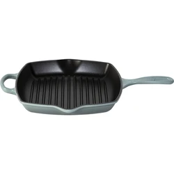 Le Creuset τετράγωνη γκριλιέρα από μαντέμι 26 εκ. - Sea Salt