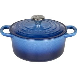 Le Creuset Signature Κατσαρόλα Στρογγυλή 18 cm Μπλε