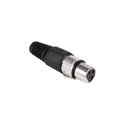 Default Brand Microphone Plug Black Female DM 0055A