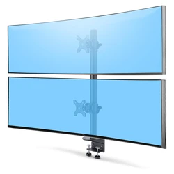 STARTECH.COM Dual Monitor Mount 124.46 cm (49") for 2 Vertically Stacked Monitors, 2x 16 kg VESA (H2MPV-MONITOR-MOUNT)