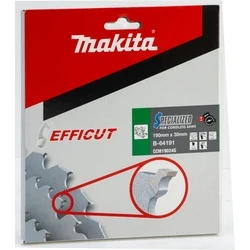 Makita Δίσκος Κυκλικού Πριονιού EFFICUT 190x30x24Z