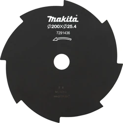 Αξεσουάρ για μηχανήματα κήπου Makita δίσκος κοπής 8 δοντιών 200mm 25.4mm 191Y44-2