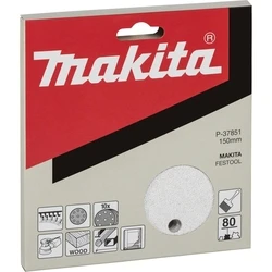 Makita Sanding Disc 150mm K80, 10 pcs. (Hook-and-Loop)