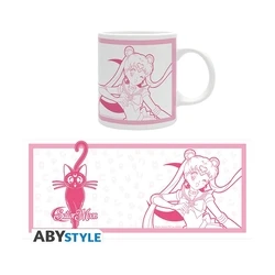 Abysse Sailor Moon & Luna Κούπα Κεραμική Λευκή 320ml ABYMUG144