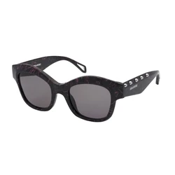 Zadig & Voltaire Γυναικεία Γυαλιά Ηλίου με Γκρι Κοκκάλινο Σκελετό και Γκρι Φακό SZV410 0803
