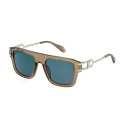 Just Cavalli Unisex Γυαλιά Ηλίου με Μπεζ Σκελετό και Μπλε Φακό JC096 09X8