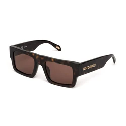 Just Cavalli Unisex Γυαλιά Ηλίου με Καφέ Ταρταρούγα Κοκκάλινο Σκελετό και Καφέ Φακό JC103 0722