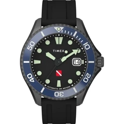 Ανδρικό Ρολόι Timex DEEP WATER TIBURON AUTOMATIC Μαύρο (? 44 mm)