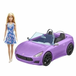 Κούκλα Barbie And Her Purple Convertible