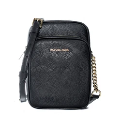 Michael Kors Michael Σετ Δερμάτινη Γυναικεία Τσάντα Ώμου Μαύρη 35H3GTVC2L-BLA