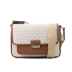 Michael Kors Υφασμάτινη Γυναικεία Τσάντα Ώμου Μπεζ 35R5G2BM8B-VAN