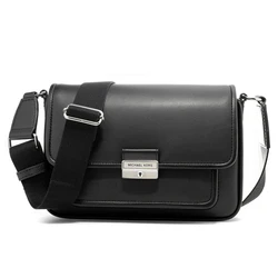 Michael Kors Δερμάτινη Γυναικεία Τσάντα Ώμου Μαύρη 35R5S2BM8L-BLA