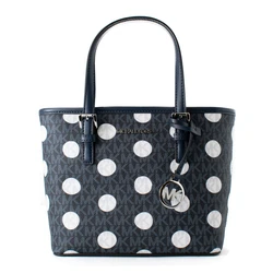 Michael Kors Σετ Υφασμάτινη Γυναικεία Τσάντα Χειρός Navy Μπλε
