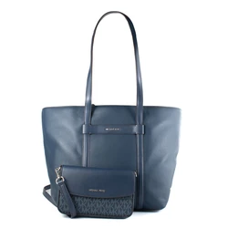 Michael Kors Michael Σετ Γυναικεία Τσάντα Χειρός Μπλε 35S5STVT3L-NAV