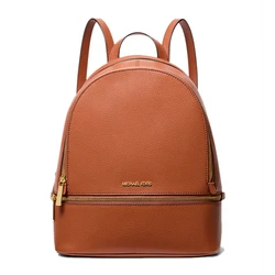 Michael Kors Michael Υφασμάτινη Γυναικεία Τσάντα Πλάτης Καφέ 35S5GRAB2L-LUG