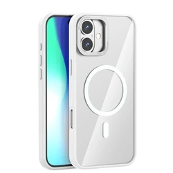 XO Θήκη κινητού XO K30 iP 16 Plus 15 Plus 6.7 Ακρυλική με Ενσωματωμένο Μαγνήτη Λευκό