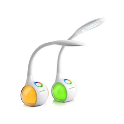 Desk lamp 34 LED 5.5W with RGB ambient light and foldable arm (USB)