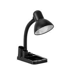 Metal desk lamp with adjustable folding arm (E27, max 60W)
