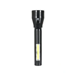Rechargeable LED Flashlight with Emergency COB Side Light DP-9168 DP