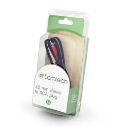Καλώδιo 3,5mm Lamtech Stereo to RCA PLUG 1,5M