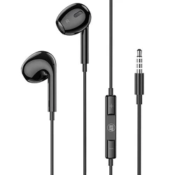 Handsfree Ακουστικά Lamtech Stereo 3,5mm JACK Black