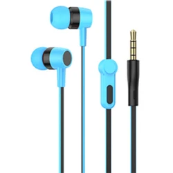 Handsfree Ακουστικά Lamtech With MIC 3,5mm JACK BLUE