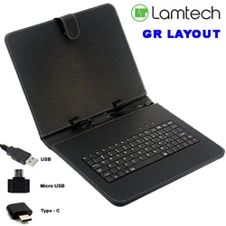 Θήκη Tablet Lamtech Black Universal 10.1'-10.4' With GR KEYBOARD & 3 USB TIPS