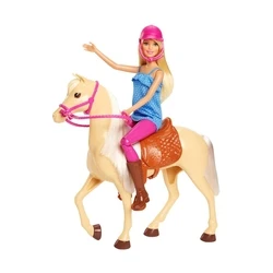 Mattel Barbie Doll and Horse FXH13