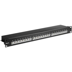 Patch Panel Goobay 93048 CAT6 Ethernet 24Port STP Black