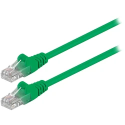 Καλώδιο Δικτύου Goobay 68612 CAT 5e U/UTP 0.25m Green