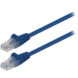 Καλώδιο Δικτύου Goobay 68608 CAT 5e U/UTP 0.25m Blue